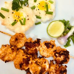 A picture of Maverick’s prawns.