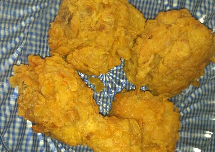 8 Resep: Ayam kfc kw kriting anti melempem Kekinian