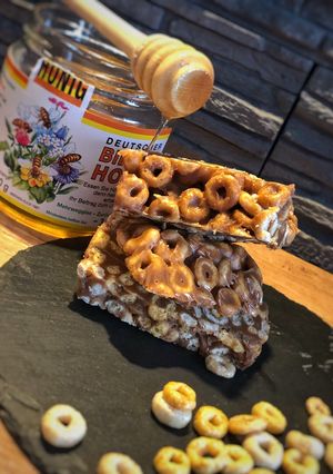 O poză a rețetei Batoane Cheerios🐝.
