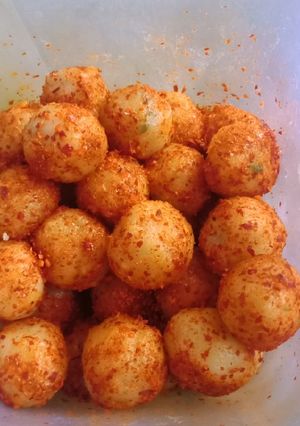 Foto resep Cilok isi telur dadar balur bon cabe