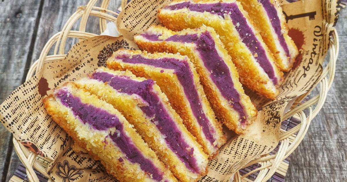 Resep Toast Ubi Ungu oleh Dapur Halal (Indri) Cookpad