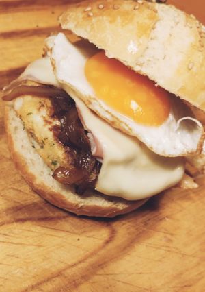 Una foto de Hamburguesas de pollo