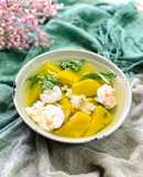 Canh Bí Đỏ Nấu Tôm