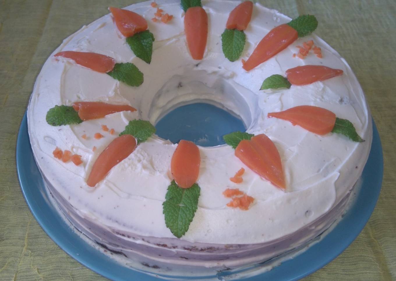 🍰 🥕 Bizcocho de Zanahorias con Frosting o Crema de Queso con (Thermomix)  🥕 🍰