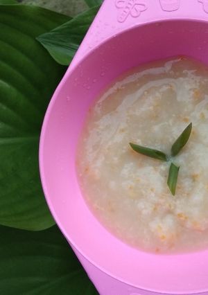 Foto resep Menu MPASI 6+ anti GTM (bubur tim ikan lele)