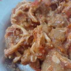 Una foto de 30. Salsa con pollo 🍗 pocos ingredientes para acompañar una rica pasta