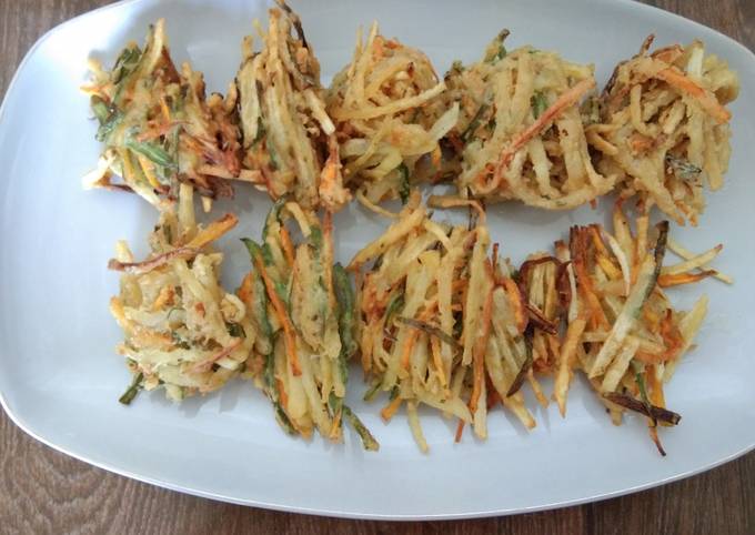 Kakiage/tempura sayur/bakwan sayur jepang