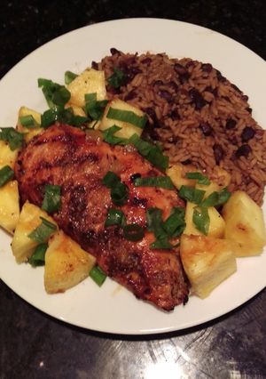 A picture of Tropical-Spiced Grilled Chicken Breast.