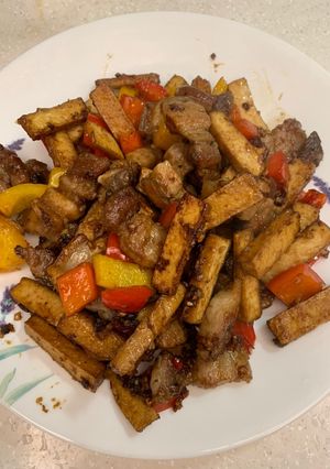 炒五花肉 的食譜成品照片
