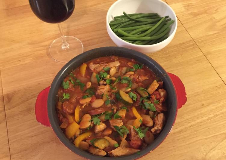 Recipe of Any-night-of-the-week Spanish chicken and chorizo