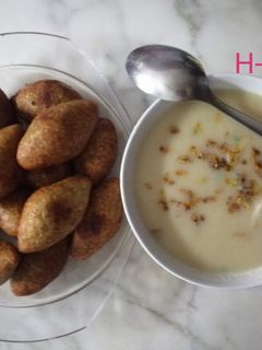 صورة لوصفة كبة مقلية و كشك