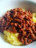 Polenta con il sugo