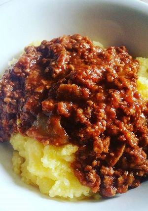 Foto di Polenta con il sugo