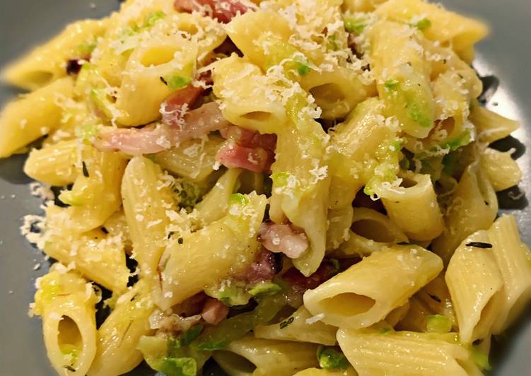 Penne speck e zucchine