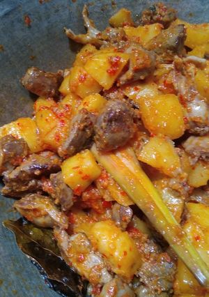 Foto resep Sambal goreng kentang