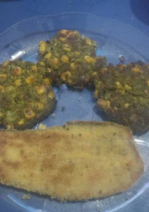 Una foto de Croquetas de brócoli y choclo