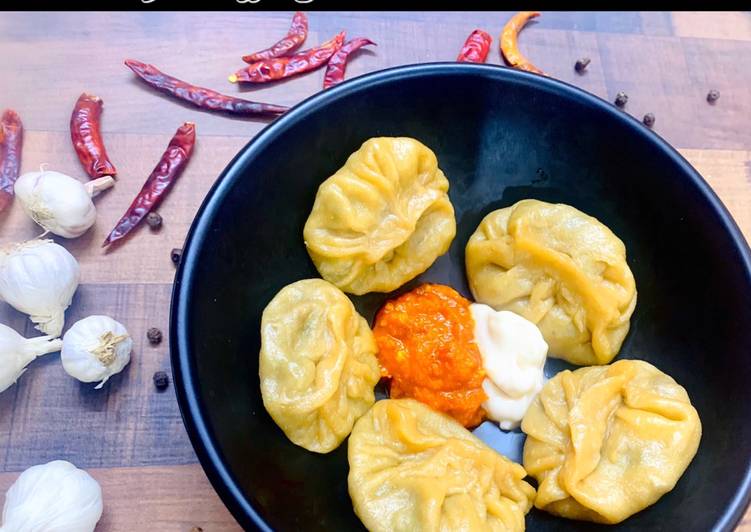 Simple Way to Make Ultimate Steamed Wheat Momos (with Soya stuffing)