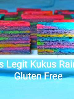 Foto resep Lapis Legit Rainbow Gluten Free|Rainbow Layer Cake Gluten Free