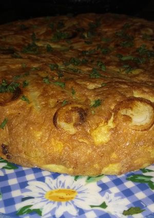 Una foto de Tortilla de papa al verdeo