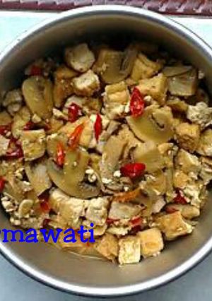 Foto resep Oseng Pedas Jamur Kancing & Tahu