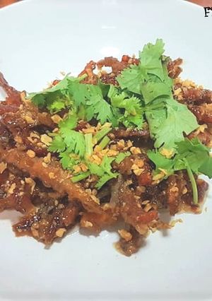 รูปของ ไข่กั้งผัดซอสหอยนางรม