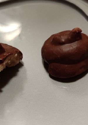 Una foto de Galletas de mantequilla y chocolate para coronar el 2020💩