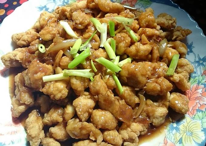 Chicken Popcorn Teriyaki Sauce