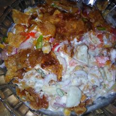 A picture of Channa chaat.