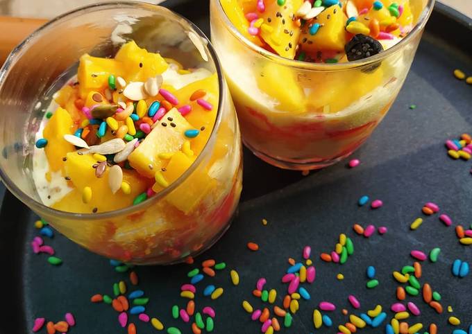 Mango pudding