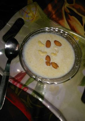 A picture of Suji ki kheer.