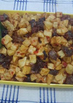 Foto resep Sambal goreng kentang ati ampela mudah😊