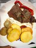 Bifes a la criolla