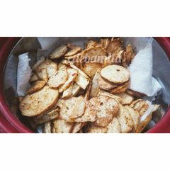 A picture of Colacasia fry (Kochu Vaja).