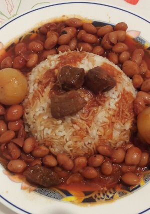صورة لوصفة فاصوليا ورز