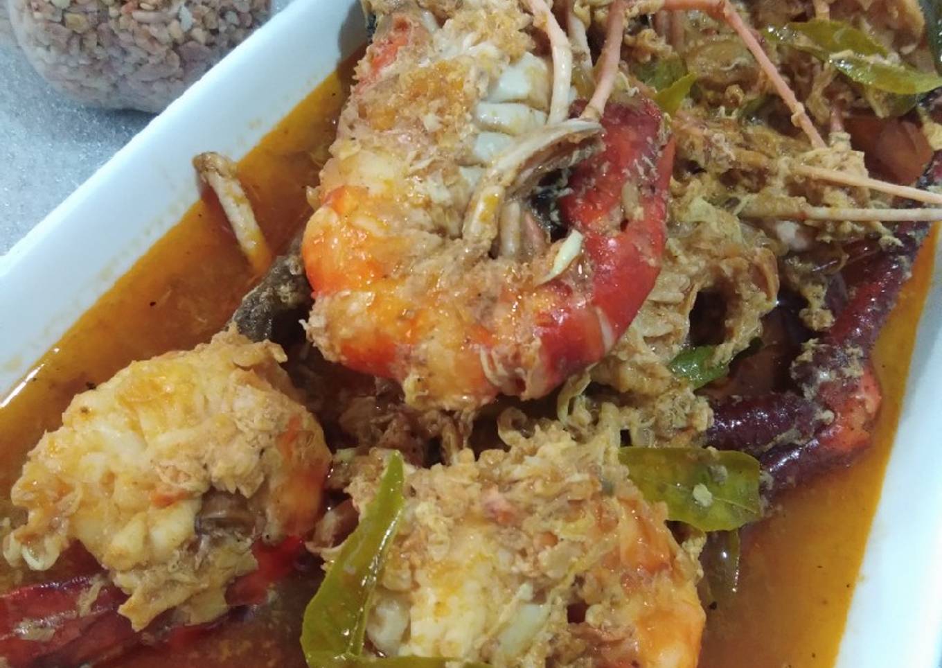 Udang Galah Saus Gurih