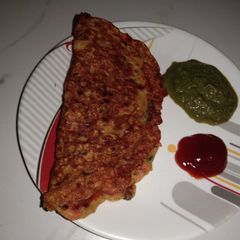 A picture of Moong dal chilla.