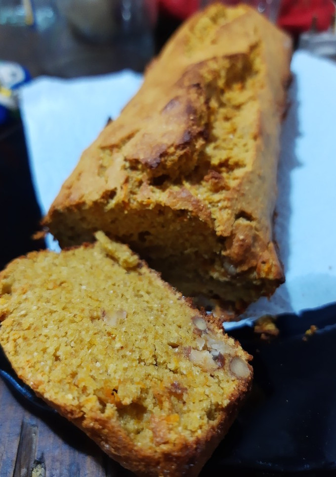 Una foto de Budín de zanahoria y nuez