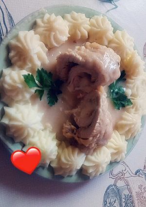 صورة لوصفة 🤗 لا بيري بالاسكالوب المحشي 😋