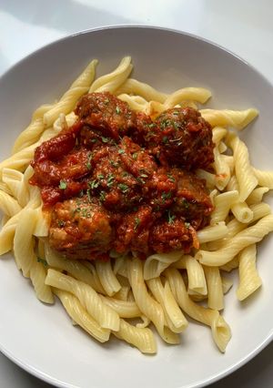 Une photo de Polpete ( boulettes de viande à l’italienne🇮🇹
