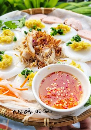 Hình của món Bánh bèo bì.