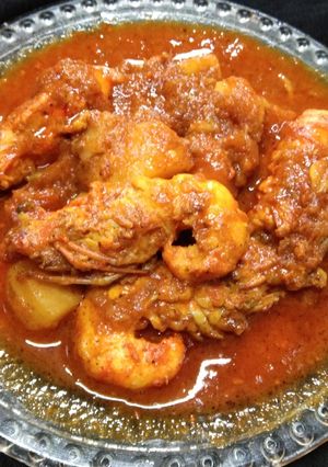 চিংড়ি মাছের তেলে ঝালে(chingri macher tele jhale recipe in bengali) রেসিপির প্রধান ছবি