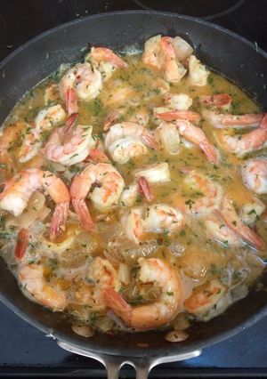 A picture of Shrimp Mozambique.