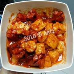 Sosis udang tahu saos asam manis রেসিপির প্রধান ছবি
