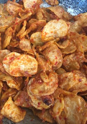 Foto resep Keripik Kentang Balado