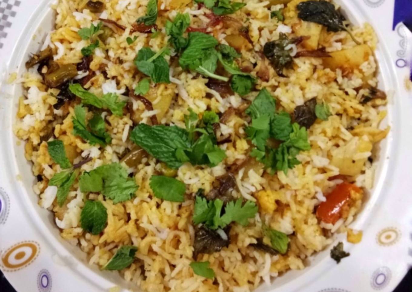 Veg student biryani
