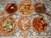 Una foto de picada pollo