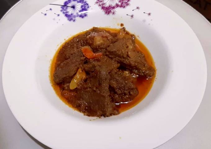 Cara Gampang Menyajikan Rendang sapi istimewa kata saya ✌🏻 yang Bisa Manjain Lidah