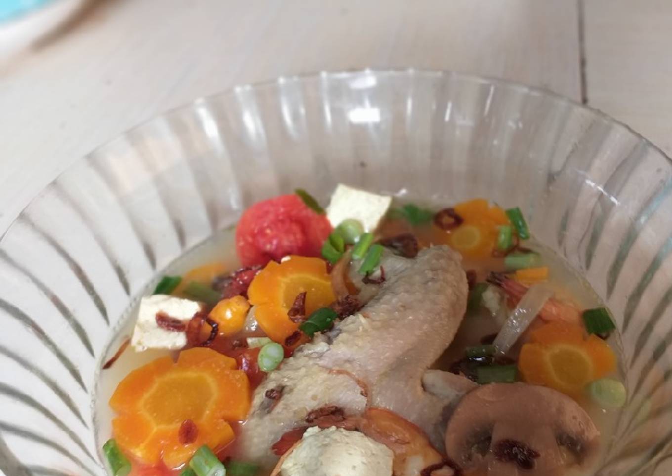 Sop Ayam Tahu Udang