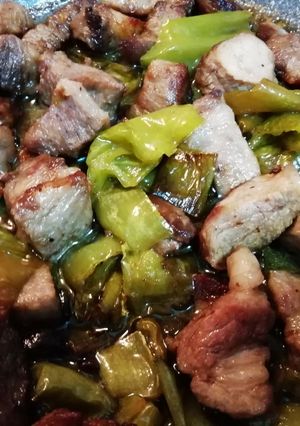 Foto principal de Lomo en tacos con pimientos