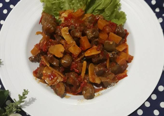 Sambal Goreng Kentang, Atiampela dan Bola Daging/ Kreni